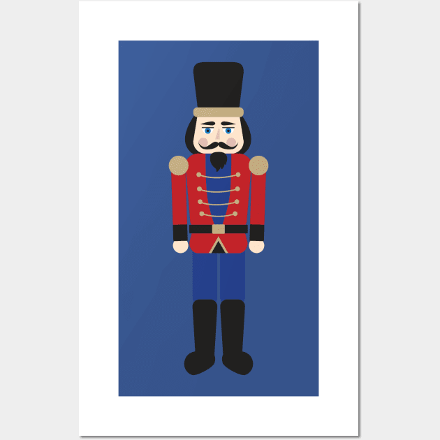 Merry Christmas Nutcracker Wall Art by holidaystore